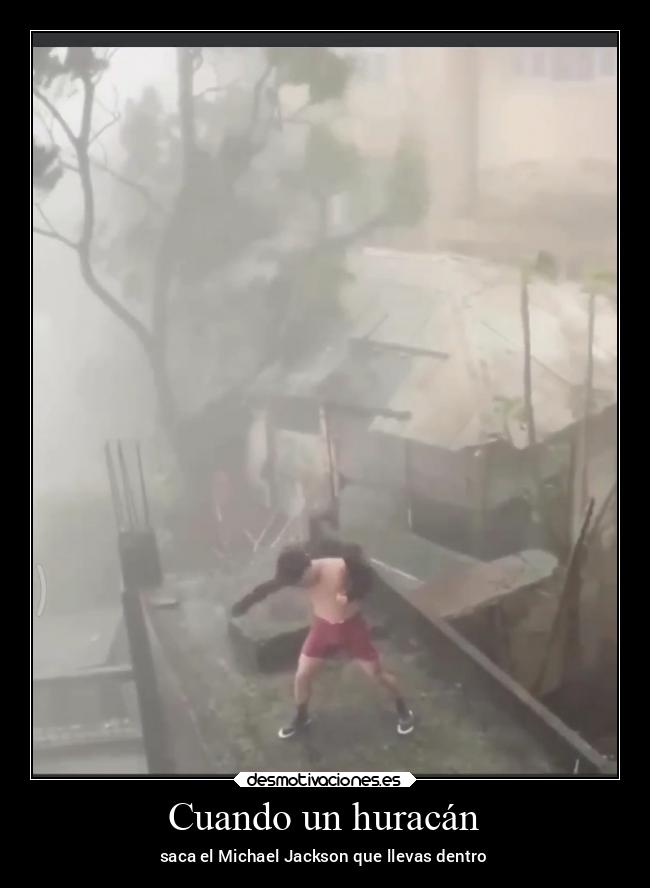Cuando un huracán -