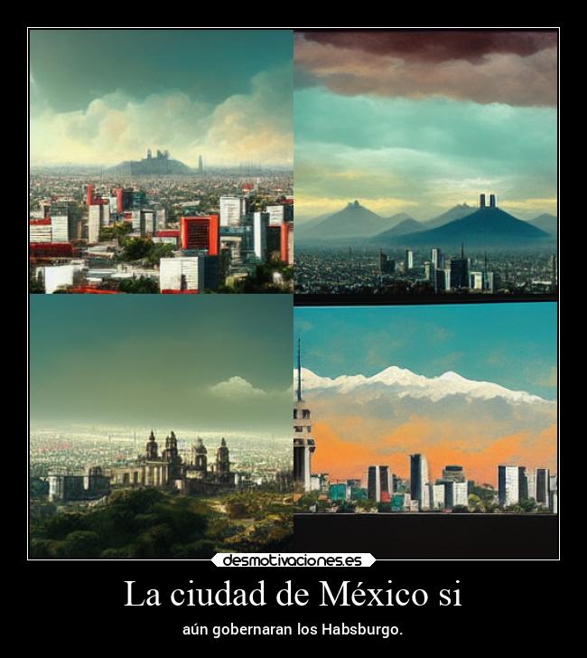 La ciudad de México si - aún gobernaran los Habsburgo.