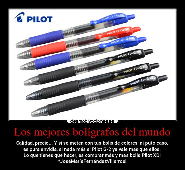 Los mejores bolígrafos del mundo -