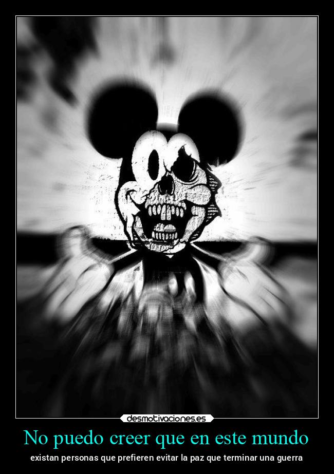 No puedo creer que en este mundo - 