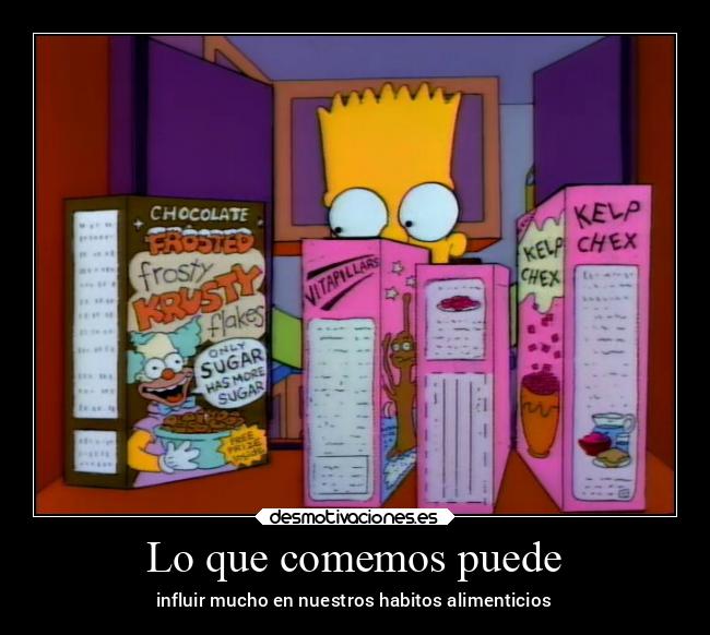 carteles simpsons bart desmotivaciones