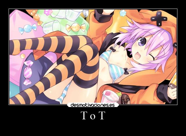 carteles anime desmohalloween2022 neptunia desmotivaciones