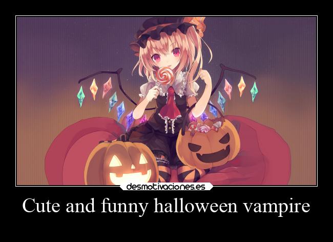 carteles anime desmohalloween2022 touhou flandre scarlett desmotivaciones