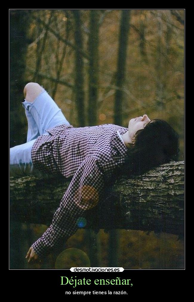 Déjate enseñar, - 