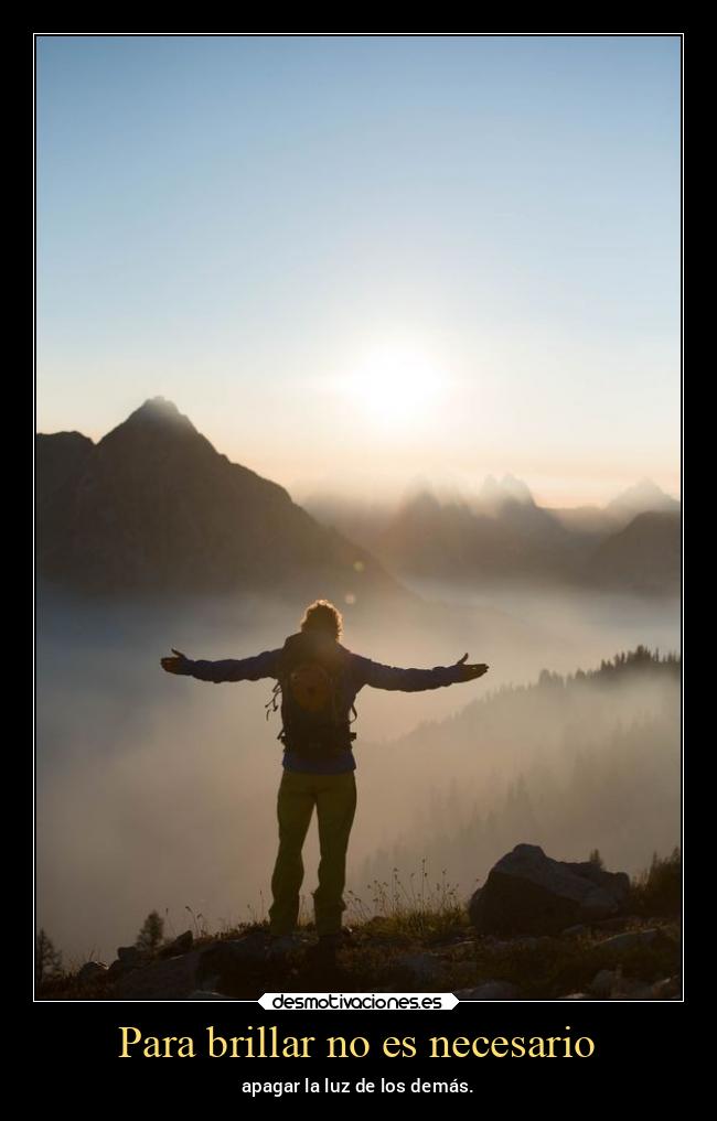 Para brillar no es necesario - 