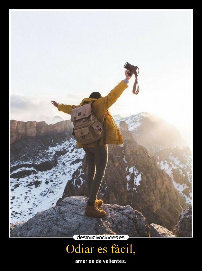 Odiar es fácil, - 