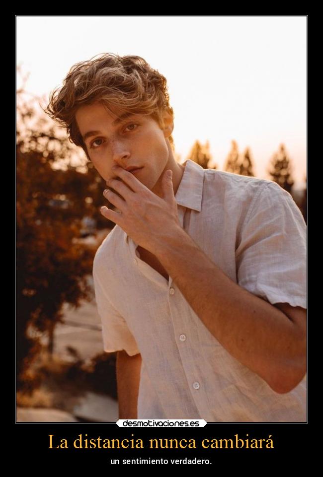 La distancia nunca cambiará -