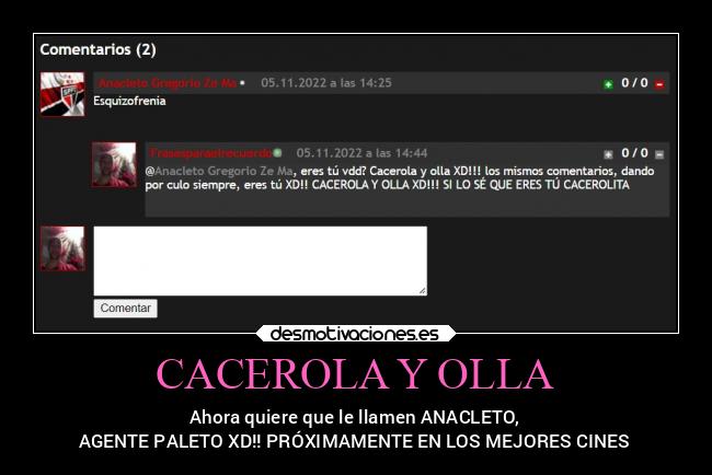 carteles tonto baneado anacleto elmaspaleto cacerolayollaxdxd quebueno arlequines ninosmierdaxd desmotivaciones