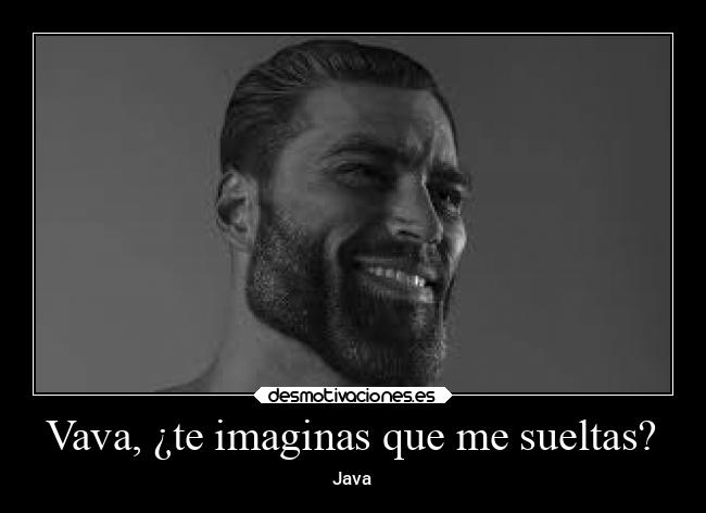 Vava, ¿te imaginas que me sueltas? - 