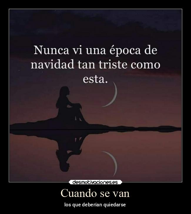 Cuando se van - los que deberían quiedarse