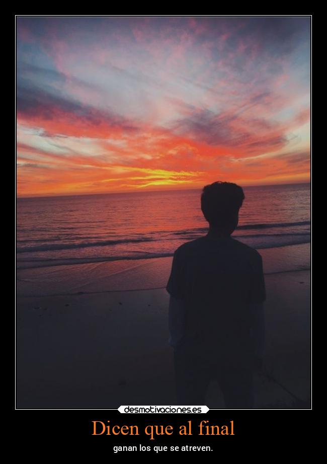 Dicen que al final -