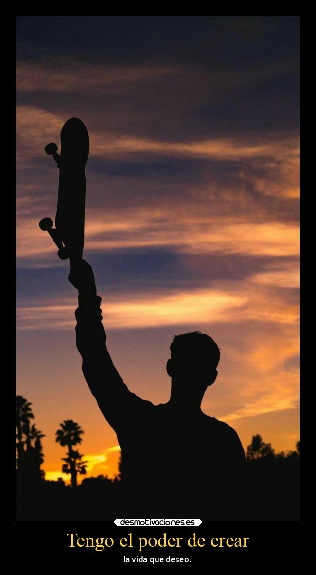 Tengo el poder de crear -