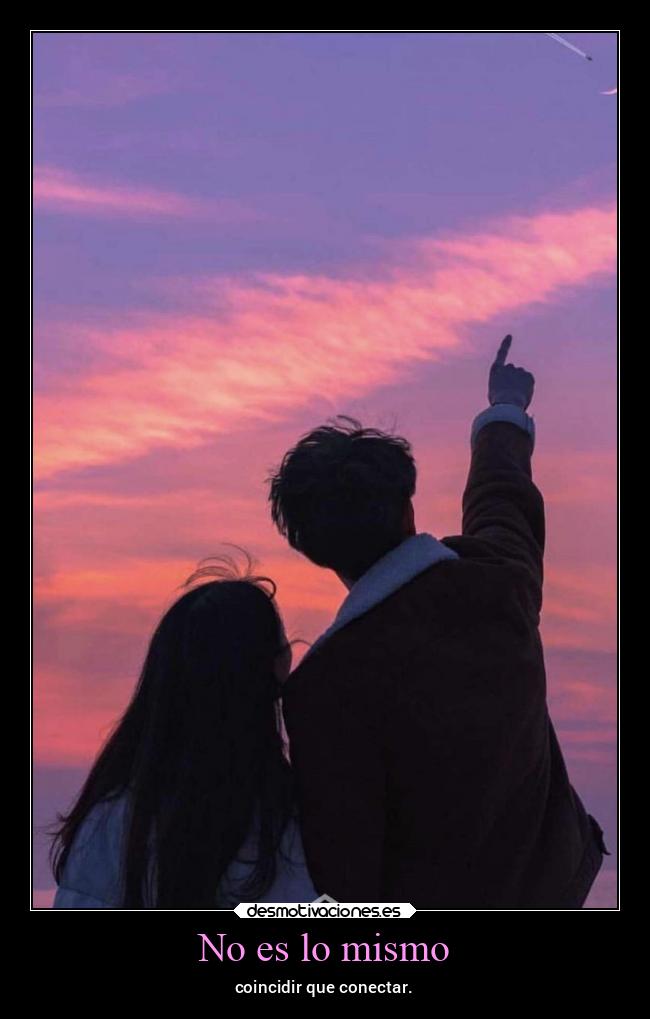 No es lo mismo -