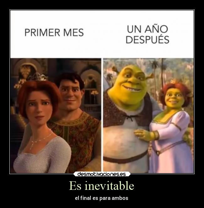 Es inevitable - el final es para ambos