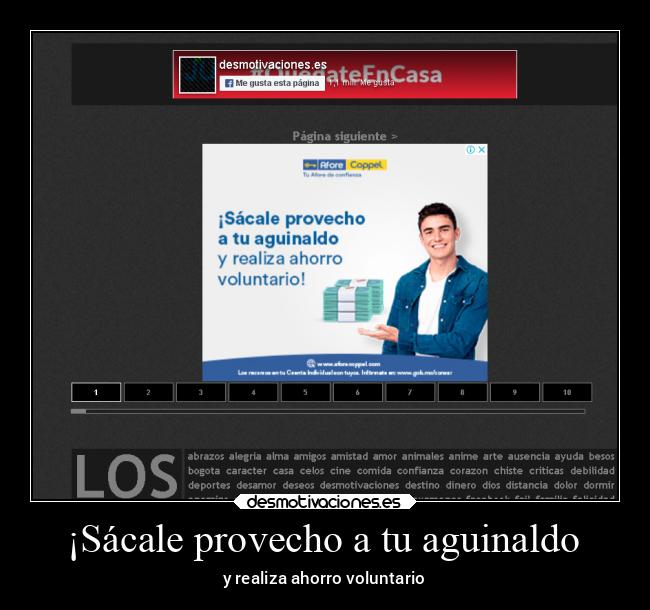 ¡Sácale provecho a tu aguinaldo - y realiza ahorro voluntario