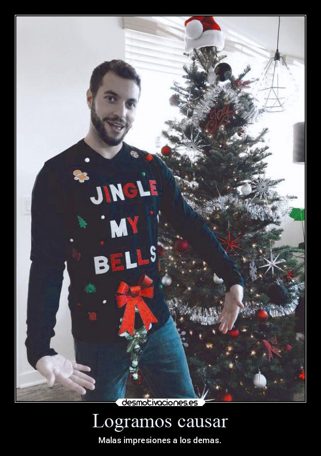 carteles navidad causar impresionar desmonavidad2022 desmotivaciones