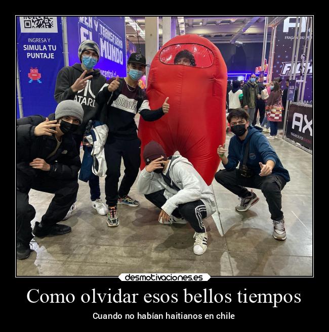 Como olvidar esos bellos tiempos - Cuando no habían haitianos en chile