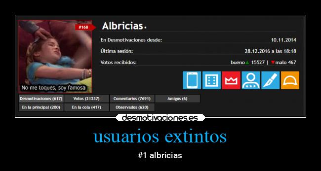 usuarios extintos - 