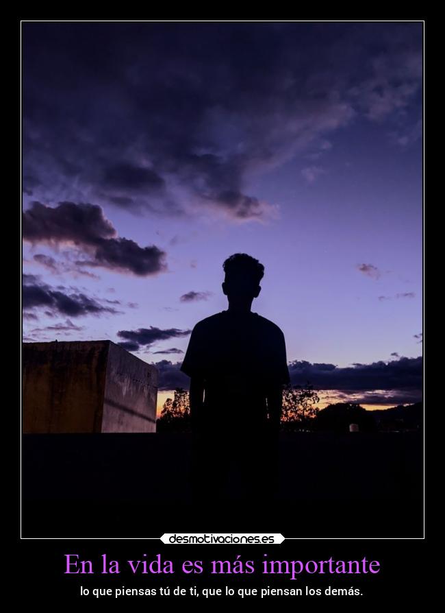 En la vida es más importante -