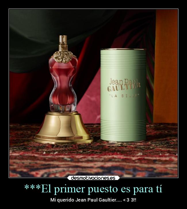 ***El primer puesto es para tí - 