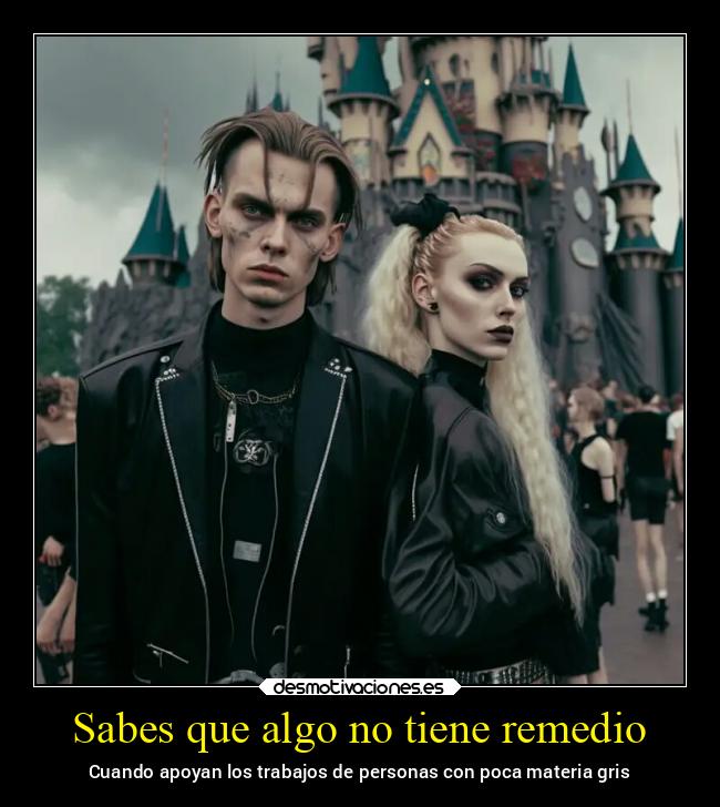 Sabes que algo no tiene remedio -