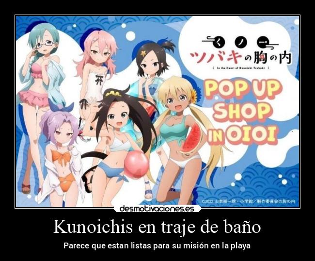 Kunoichis en traje de baño - Parece que estan listas para su misión en la playa