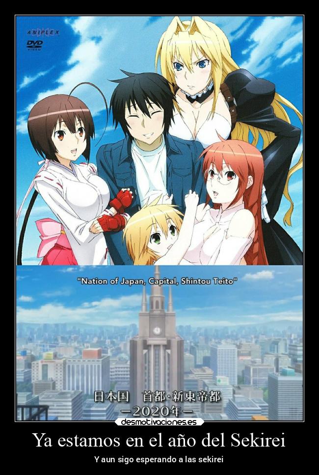 Ya estamos en el año del Sekirei - Y aun sigo esperando a las sekirei