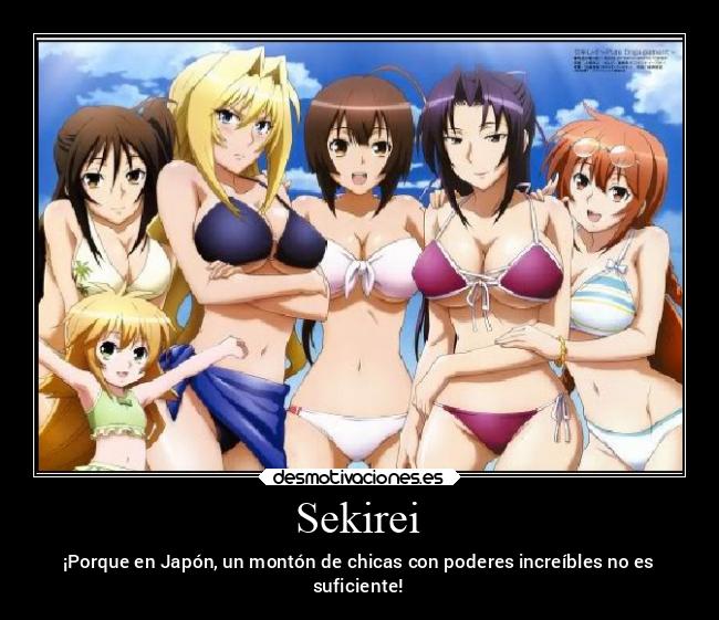 Sekirei - ¡Porque en Japón, un montón de chicas con poderes increíbles no es
suficiente!