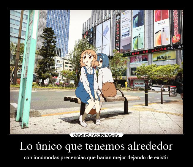 carteles anime yuruyuri desmotivaciones