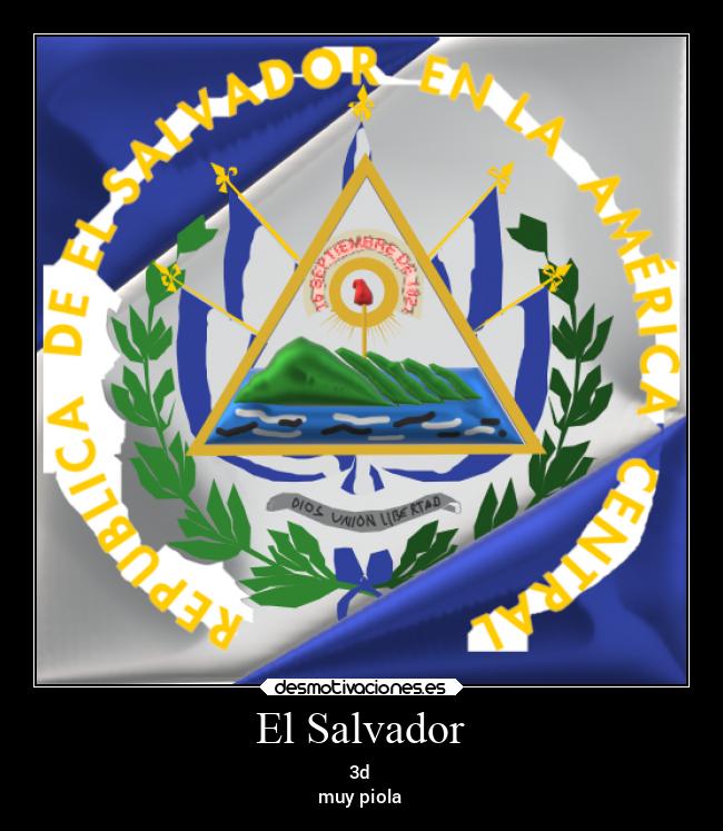 El Salvador - 3d
muy piola