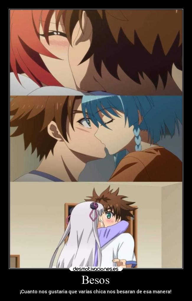 Besos - ¡Cuanto nos gustaria que varías chica nos besaran de esa manera!