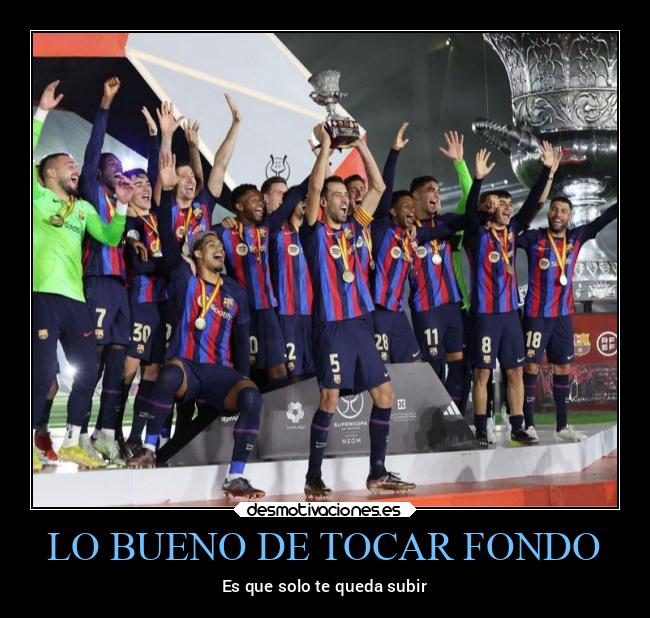 LO BUENO DE TOCAR FONDO - 