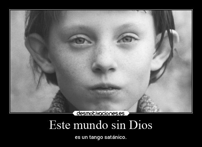 Este mundo sin Dios -