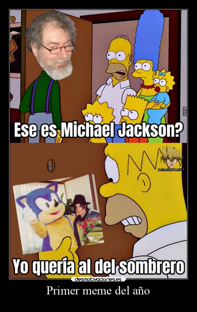 carteles simpsons michael jackson desmotivaciones