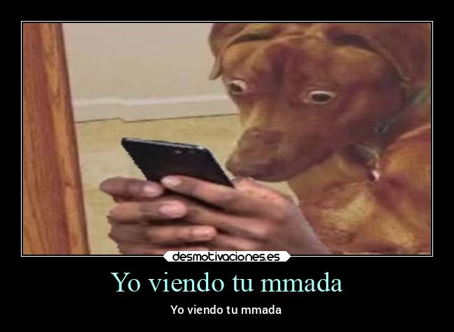Yo viendo tu mmada -