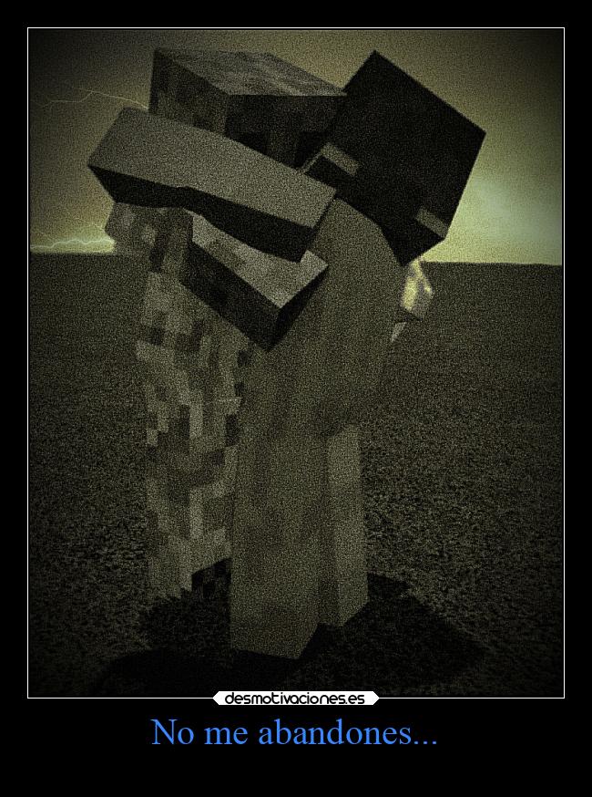No me abandones... -