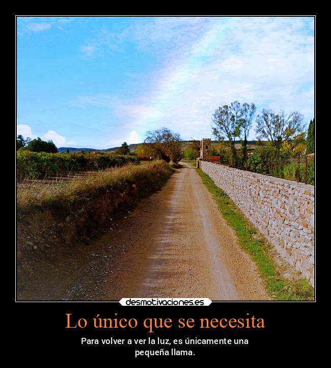 Lo único que se necesita - 