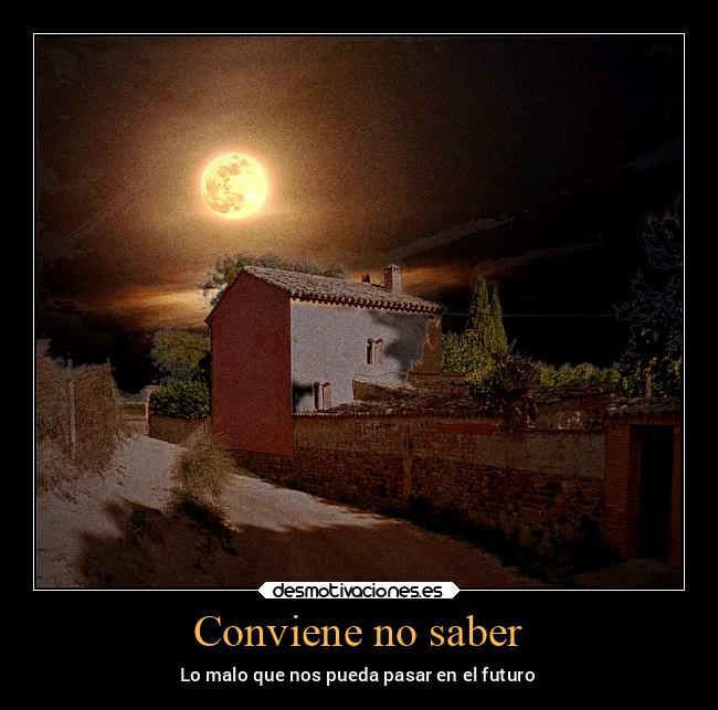 Conviene no saber - 
