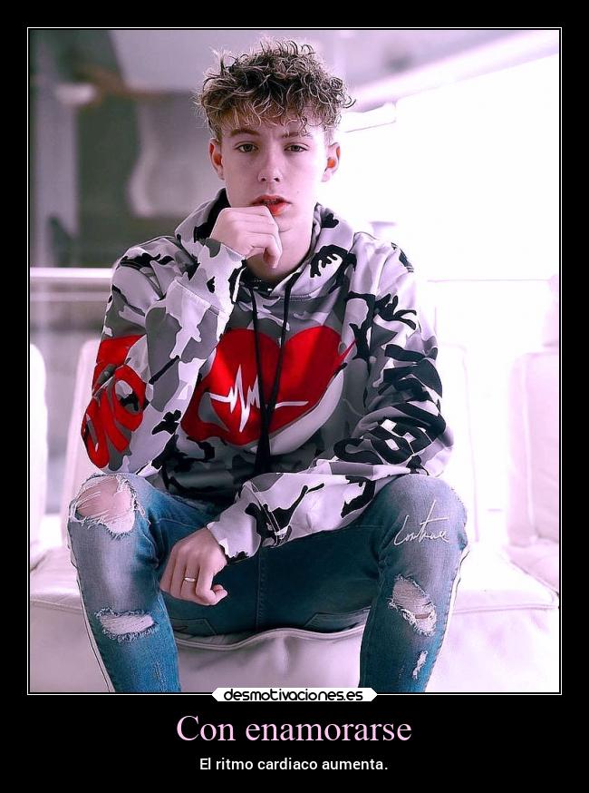 Con enamorarse - El ritmo cardiaco aumenta.