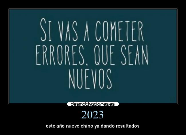 2023 - este año nuevo chino ya dando resultados