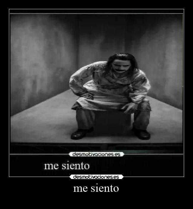 me siento -