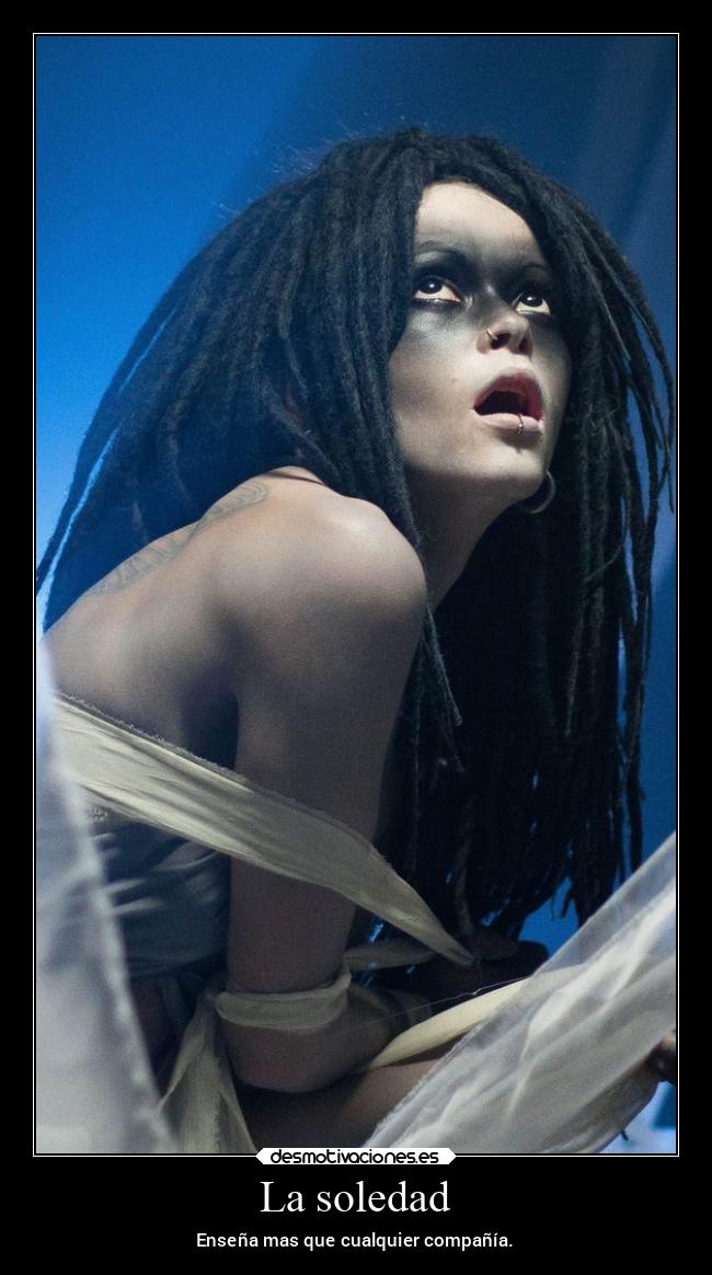 La soledad - Enseña mas que cualquier compañía.