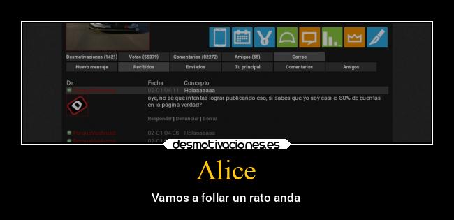 Alice - Vamos a follar un rato anda