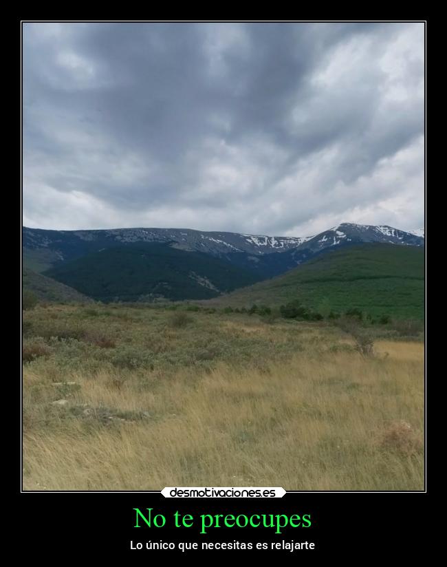 No te preocupes - 