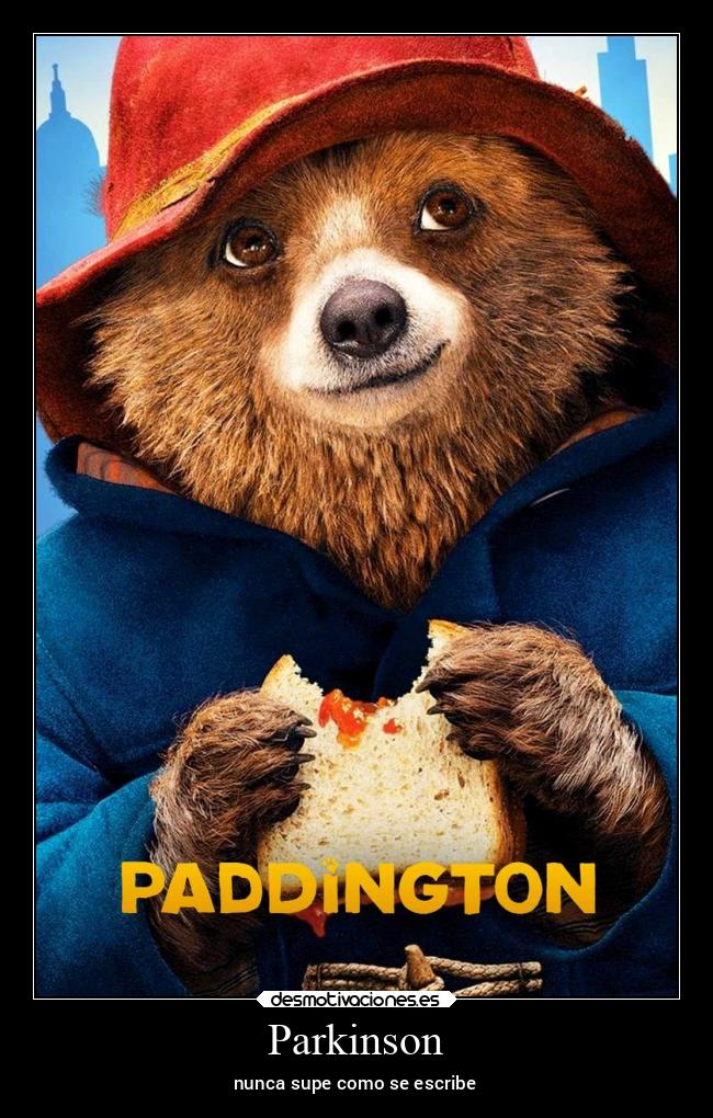 Parkinson - nunca supe como se escribe