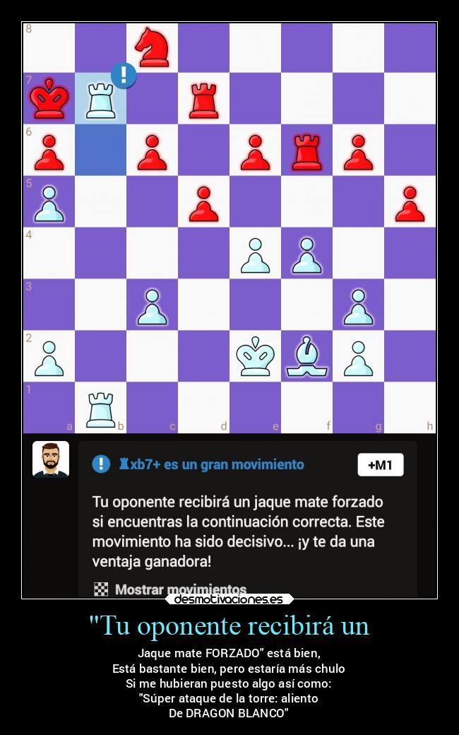 Tu oponente recibirá un - 