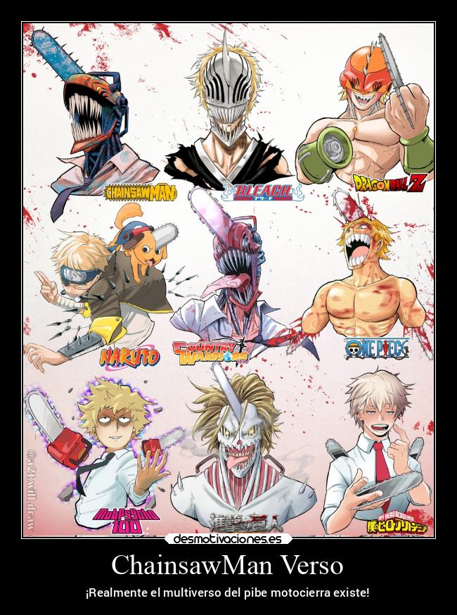 ChainsawMan Verso - ¡Realmente el multiverso del pibe motocierra existe!
