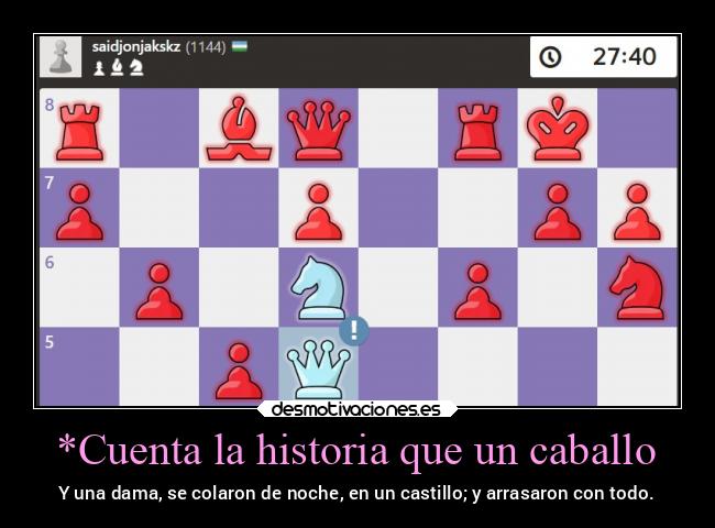 *Cuenta la historia que un caballo - 