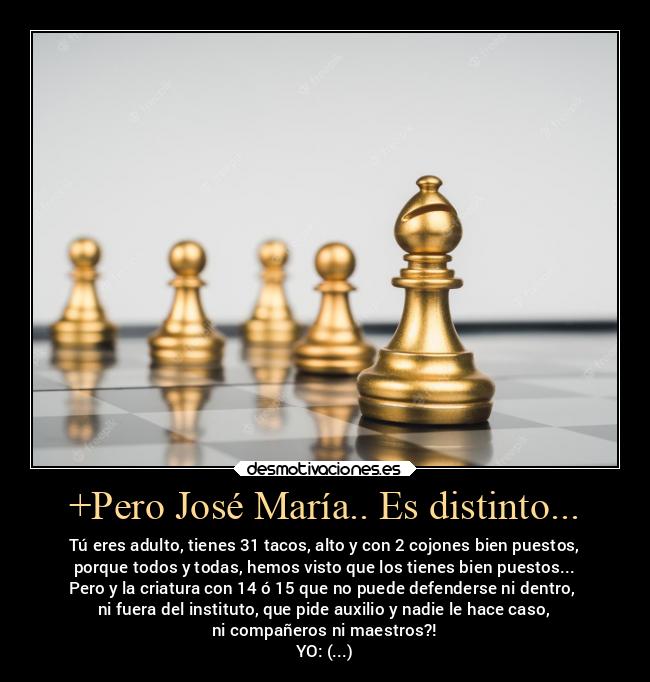 carteles tristeza alfil peon ajedrez comparaciones stopacoso stopbullying granada institutos profesores desmotivaciones