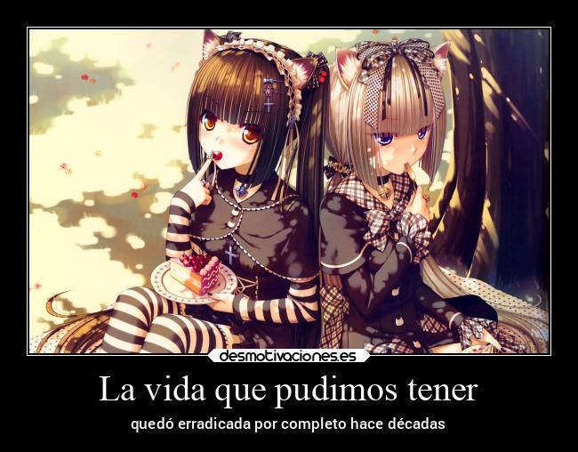 carteles vida anime vida desmotivaciones